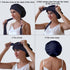 22 Momme Silk Sleep Cap with Ice Silk Band (T)